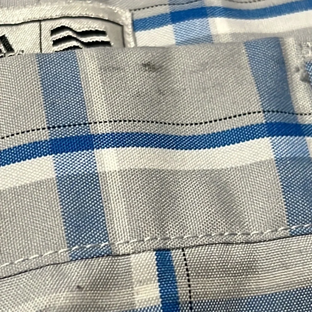 Adidas  Mens Size 38 plaid golf shorts